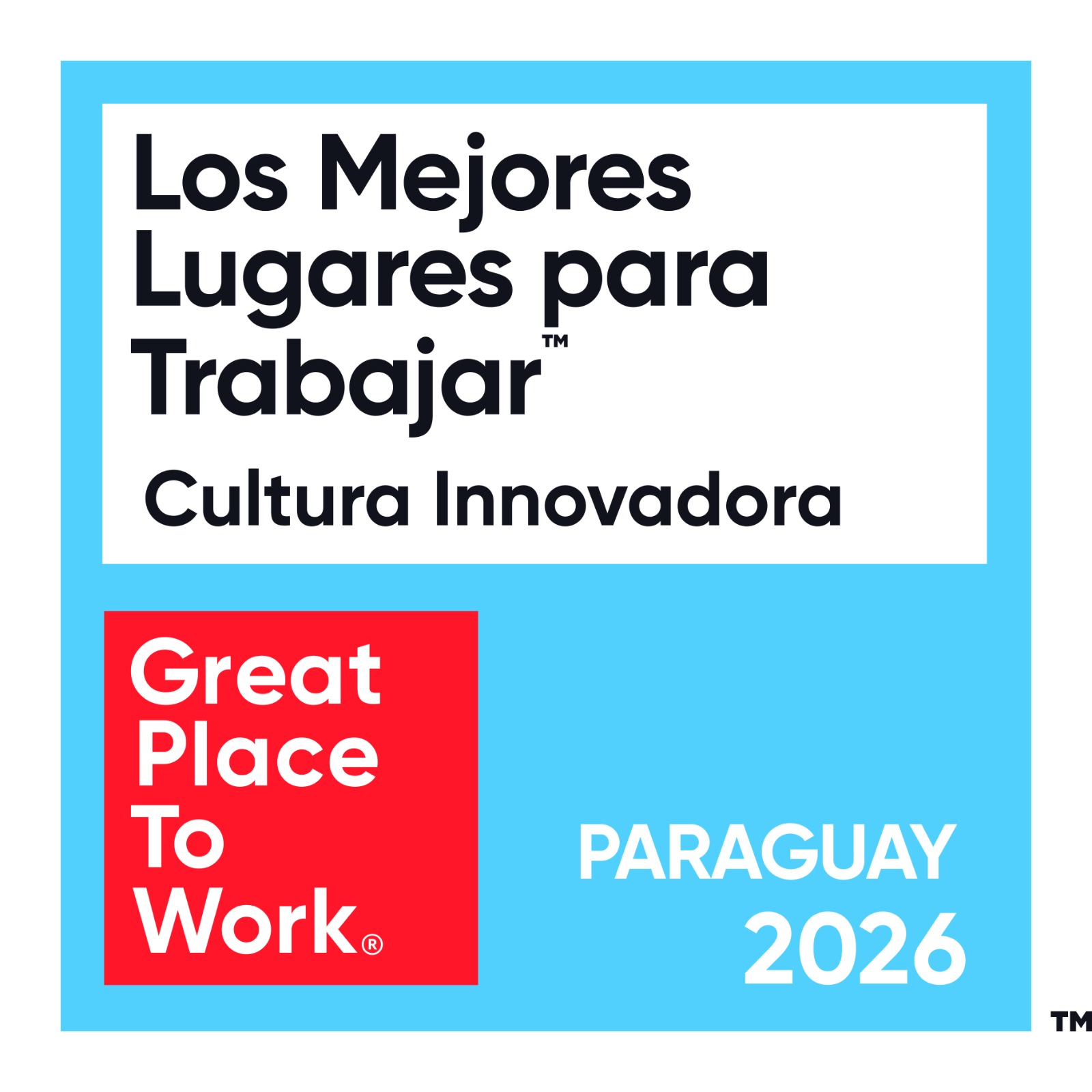 Reconocimiento de Great Place To Work - Cultura Innovadora